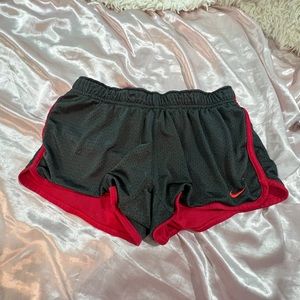 Nike shorts, basket ball shorts material.